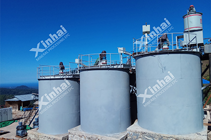 This a gold processing plant built by Xinhai in Indonesia.
